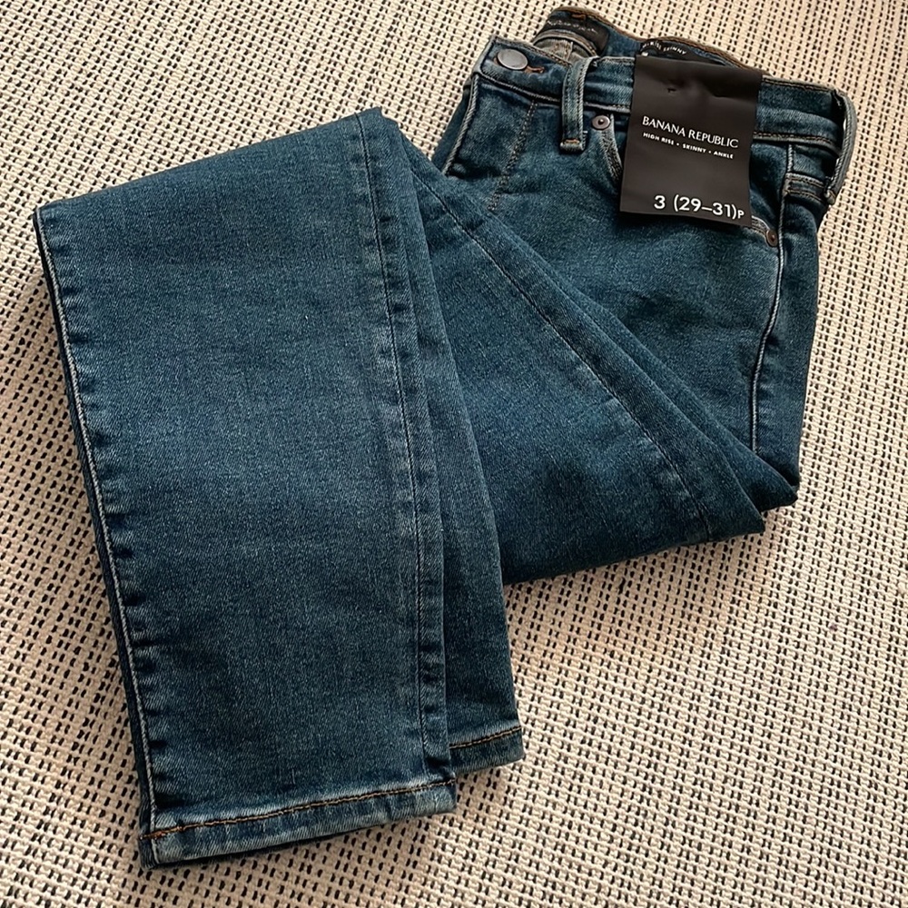 Banana Republic High-Rise Skinny Super-Stretch Jean
